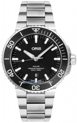 Buy this new Oris Aquis Date 43.5mm 01 733 7730 4124-07 8 24 05EB mens watch for the discount price of £1,487.00. UK Retailer.